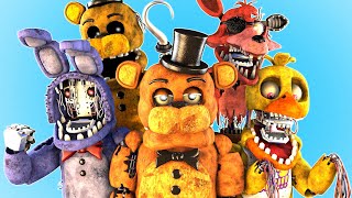 Every Withered Animatronic in a Nutshell [upl. by Loeb]