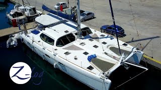 CATAMARAN TOUR  A Walkthrough of our Privilege 585 Sailing Zatara ZLog [upl. by Ennaeilsel754]