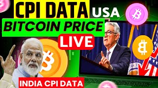 cpi data  usa cpi data live  bitcoin price prediction today hindi  cpi data live  bitcoin [upl. by Jarrid]