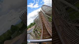 Die Einsteiger Holzachterbahn  Mammut  Erlebnispark Tripsdrill  Gerstlauer ridereview [upl. by Eenot]