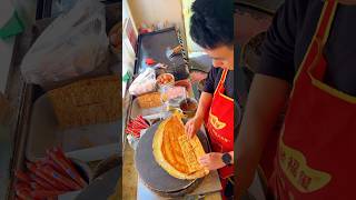 Chinese crepe slice food youtubeshorts [upl. by Micco679]