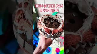 High speed fan repairing shortsviral electrician electronic [upl. by Ytsrik]