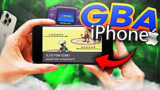 MEJOR EMULADOR de GAMEBOY ADVANCE para iPhone 📱  Jugar GBA en iOs🍎 [upl. by Folger]