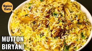 MUTTON BIRYANI  QUICK MUTTON BIRYANI RECIPE  PRESSURE COOKER MUTTON BIRYANI [upl. by Isla]