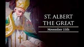 DAILY MASS  SAINT ALBERT THE GREAT BISHOP AND DOCTOR OF THE CHURCH 15NOV24 [upl. by Aisinut330]