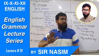 English Grammar  Basic Concepts Lecture1 [upl. by Helali238]