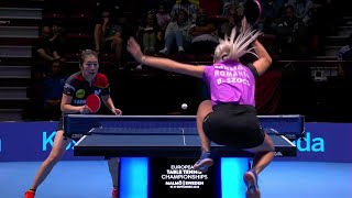 Bernadette Szocs vs Han Ying  Final 2023 European Team Championships [upl. by Ahsemac401]