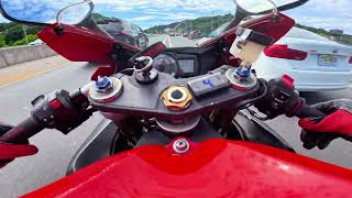 GSXR 600 POV PURE SOUND GETTING BUSY WITH AN MT09 [upl. by Sivi]