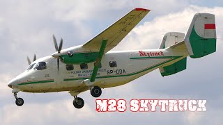 PZL M28 Skytruck  A Polish STOL light passenger and cargo plane of the Antonov family [upl. by Atikam]