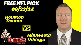 NFL Picks  Houston Texans vs Minnesota Vikings Prediction 9222024 Week 3 NFL Expert Best Bets [upl. by Welcher]