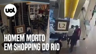 Homem assassinado em shopping no Rio foi encurralado [upl. by Eivla843]