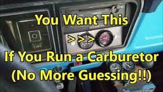 Become a Carburetor Tuning Expert  Tune by AFR Gauge CHEAP Wideband Install w Part Links [upl. by Venditti427]