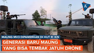 Maung MV3 Pindad Besutan Prabowo Dipamerkan di IKN Kendaraan Taktis dengan Senjata Anti Drone [upl. by Smiga]