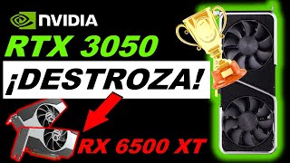 RX 6500 XT vs RTX 3050 ¿CUAL ES MEJOR 🆚🏆✅ [upl. by Rosenblatt]