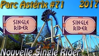 Deanrell au Parc Astérix 71  Nouvelle Single Rider  Débrief à la fin [upl. by Nnayram]