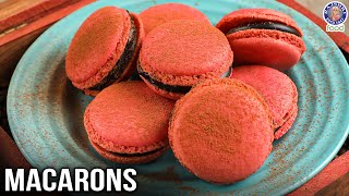 Macarons Eggless Recipe  DIY Best French Macarons Dessert Recipe at Home  Chef Varun Inamdar [upl. by Sirk]