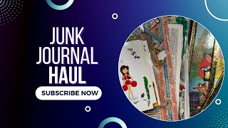 Junk Journal Haul  Ebay  Junk Gypsy Sisters  Come See What I Found 😜 [upl. by Nereids]