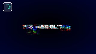 How To Make Super Glitch Text Animation In Alight Motion l Tutorial [upl. by Weiler]