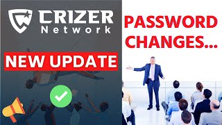 crizer network new update  crizer network  change login password in Crizer Network [upl. by Ynnad]