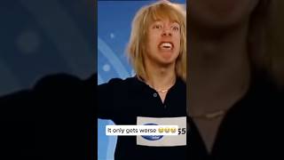 The WORST American Idol Audition 😭😭 comedy funny americanidol fail fails agt [upl. by Aicirtan784]