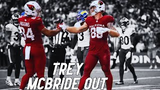 Trey Mcbride Out Can Elijah Higgins Step Up For The Arizona Cardinals [upl. by Kermy837]