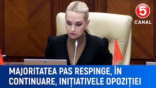 Majoritatea PAS respinge în continuare inițiativele opoziției [upl. by Arriek159]