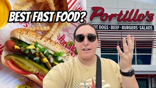 BEST FAST FOOD RESTAURANT  Top 5 Menu Items at Portillo’s [upl. by Ettedo]