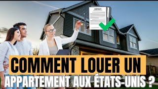 voici tous les critères pour louer un appartement aux USA  prix des logements aux USA [upl. by Hna]