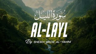 Beautiful Recitation of SURAH LAYL by Sheikh Wadie Alyamni with translation  ARRECITATORIUM [upl. by Ephram]