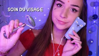 ASMR SOIN DU VISAGE 💙 attention personnelle sons superposés [upl. by Bascio137]