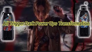 All Ultraman Trigger Dark Power UpTransformation HoroborosZaigorg Hyper Key [upl. by Inacana26]