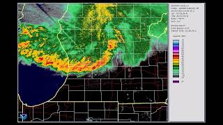 Southwest Lower Michigan Squall Line June 25 2024 [upl. by Airdni132]