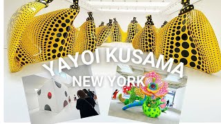 Yayoi Kusama Exhibition NYC Highlights Newest Infinity Mirror Room Pumpkins and Flowers [upl. by Bronwen]