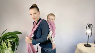 Didymos Didyklick hipscoot amp backcarry  Tutorial [upl. by Negiam100]