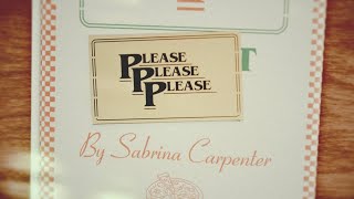 Sabrina Carpenter  Please Please Please Lyric Video [upl. by Fatsug]