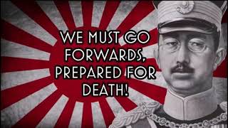 Battotai  Imperial Japanese Army March 1 hour with English lyrics [upl. by Eiba175]