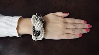 Armband selber machen aus perlen Schmuck selber machen perlen Armband selber machen mit perlen [upl. by Nawram706]