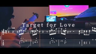 【TAB】 Target for Love  Gawr Gura ver Guitar Cover improv [upl. by Fannie]