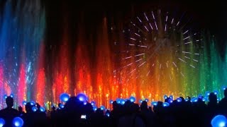 World of Color Glow With the Show  First Performance  Disney California Adventure [upl. by Hilliary167]