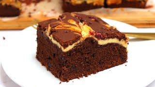 Chocolate cheesecake brownies  marbled cheesecake brownies [upl. by Buttaro]