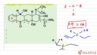 How many chiral centers are present in tetracycline  12  ISOMERISM  CHEMISTRY  HIMANSHU PA [upl. by Germayne]