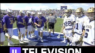 NCAA Quarterfinals  Albany vs Notre Dame [upl. by Karalynn]