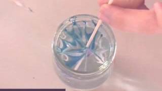 Acrylic gel nail art water marble nail polish tutorial [upl. by Ahsinej]