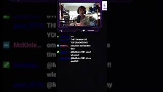 loukas cowering but taking that chance to do promo  loukaslimitless on Twitch [upl. by Iphlgenia997]