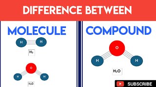 Difference between Molecule and Compound chemistry youtubevideo [upl. by Marta]