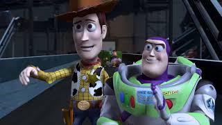 Toy Story 2  Woody Rescues Jessie  Airport Scene [upl. by Anedal]