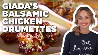 Giada De Laurentiis Balsamic Chicken Drumettes  Everyday Italian  Food Network [upl. by Nitz821]