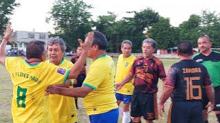 PATADAS Y EMPUJONES EN FINAL DE VETERANOS [upl. by Itnava]