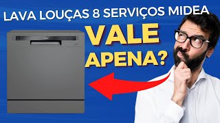 Lava Louças 8 Serviços Midea Vale Apena [upl. by Hawk]