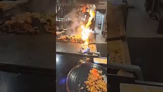 Onion volcano ytshorts food hibachi [upl. by Tasia998]